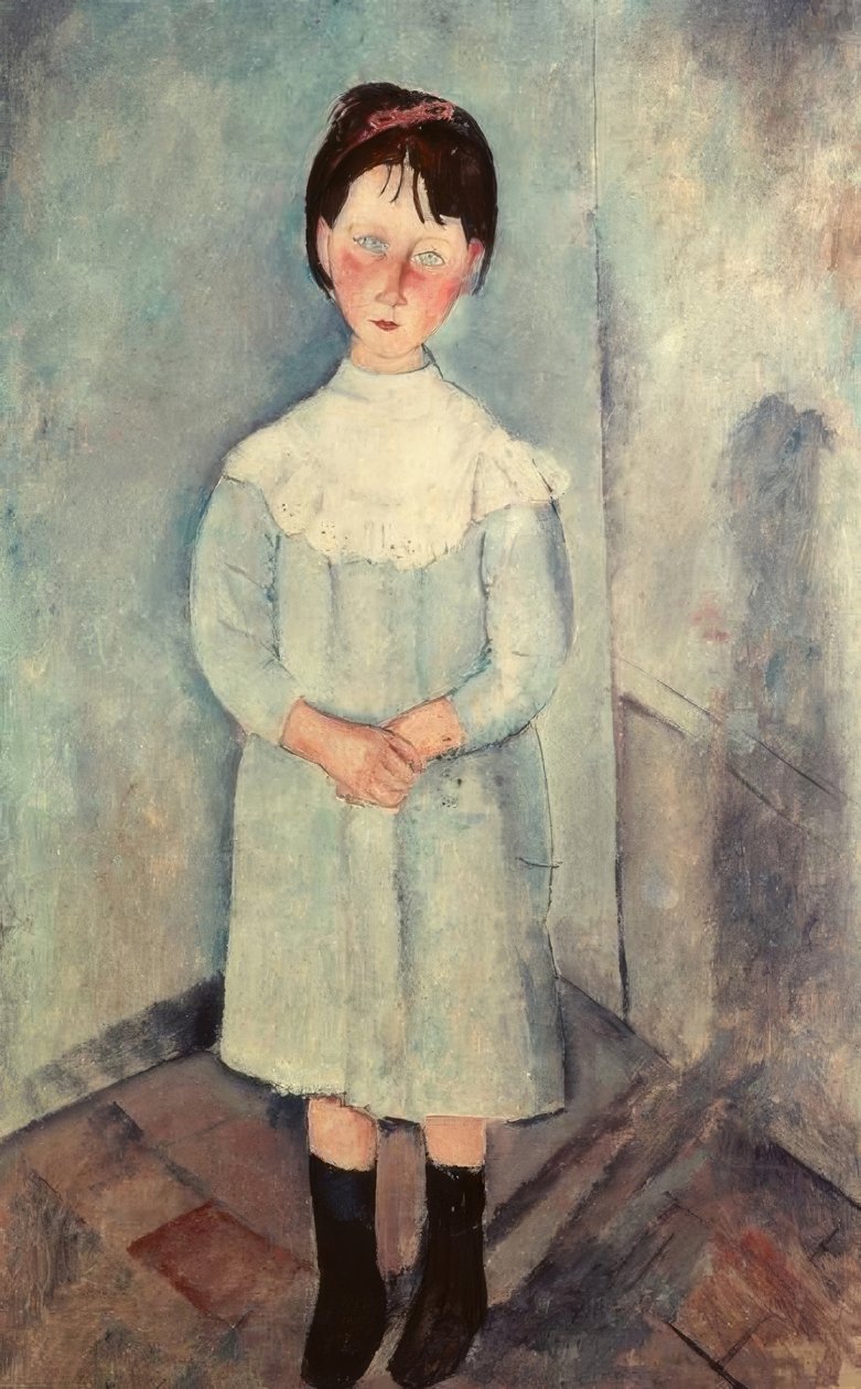 The Little Girl in Blue by Amedeo Modigliani