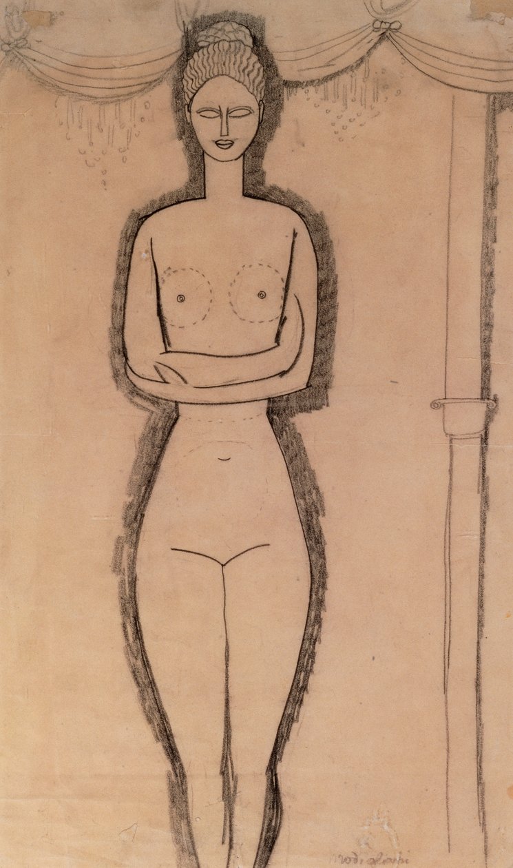 Standing Nude by Amedeo Modigliani