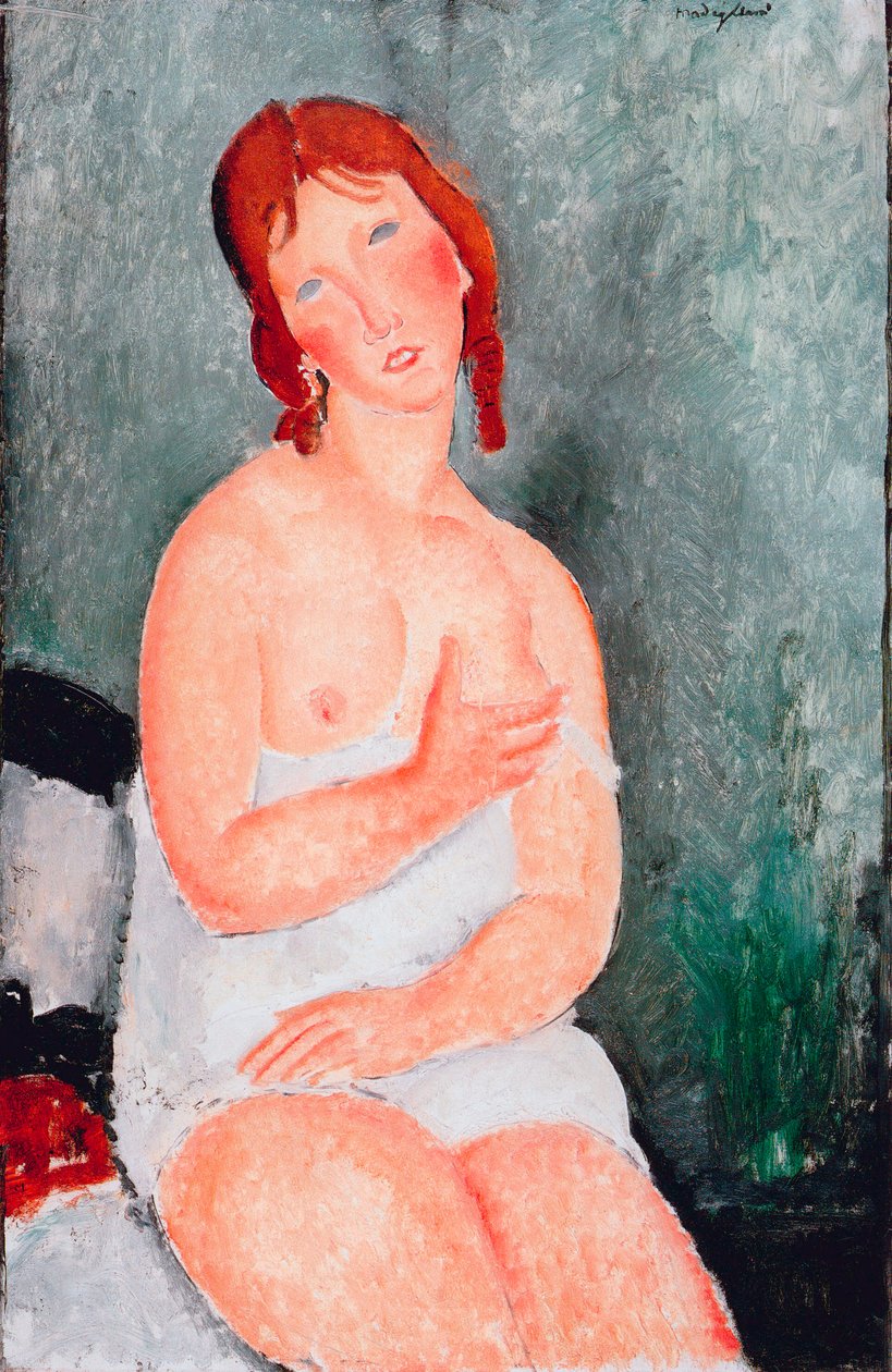 Young Woman in a Shirt by Amedeo Modigliani