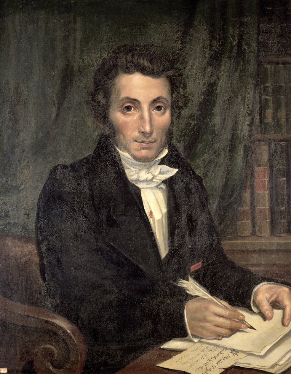 Portrait of Rene Caillie, French Explorer of North-West Africa by Amelie Legrand de Saint-Aubin