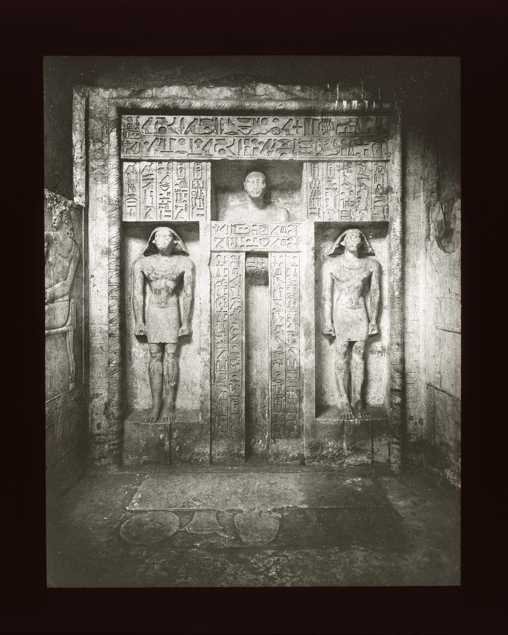 Chapel of the Tomb of Nefer-Seshem-Ptah, Sakkara, 6th Dynasty by American Photographer