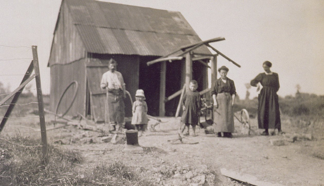 Children and Families in Post-World War I France, Lens, Pas-de-Calais, 1919 by American Photographer