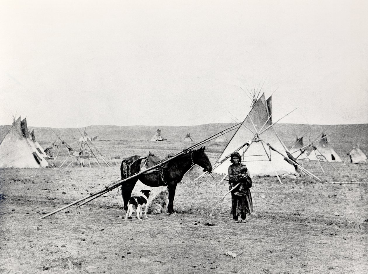 Comanche Indian by American Photographer