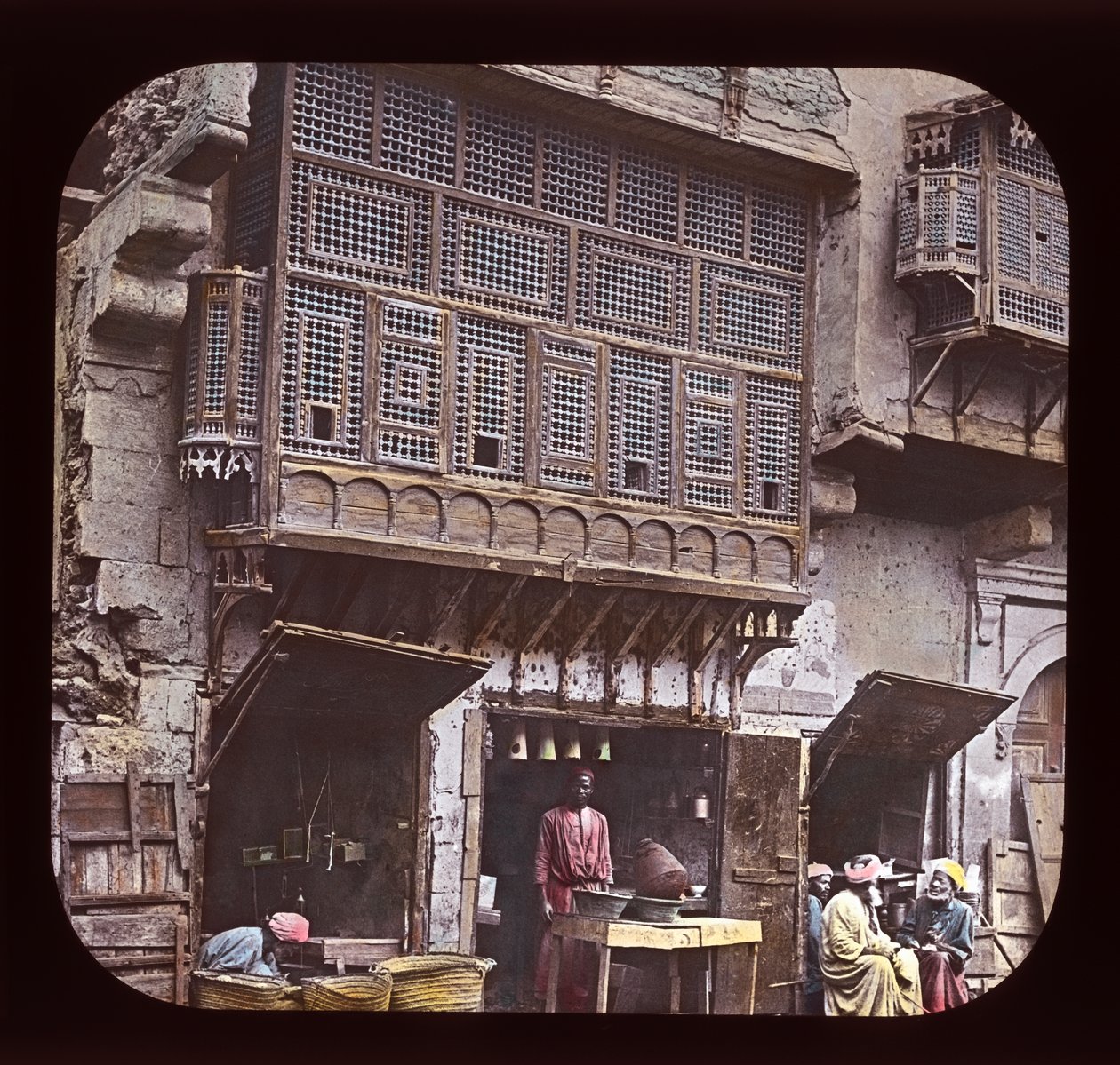 Egypt - Arabic window and native bazaar, Cairo by American Photographer