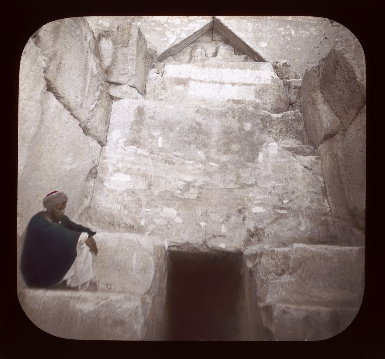 Egypt - Entrance to the Pyramid of Cheops by American Photographer