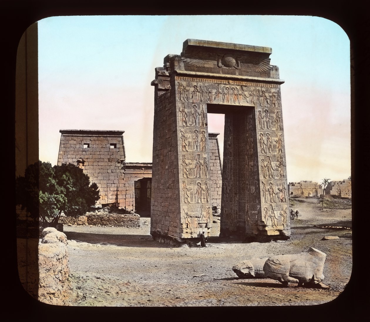 Egypt - Karnak gate and pylon by American Photographer