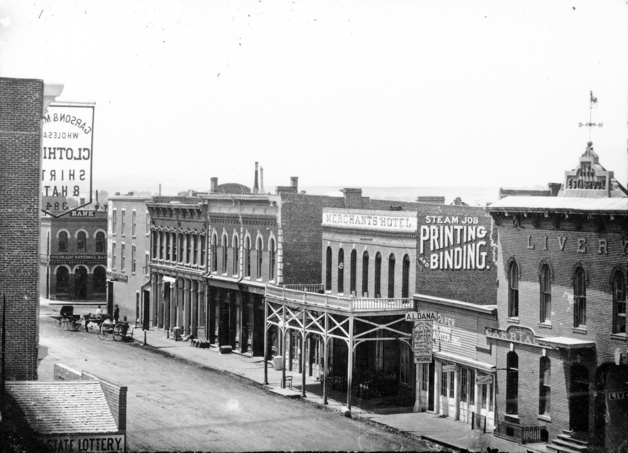 Fifteenth Street looking to Blake, c.1880-89 by American Photographer