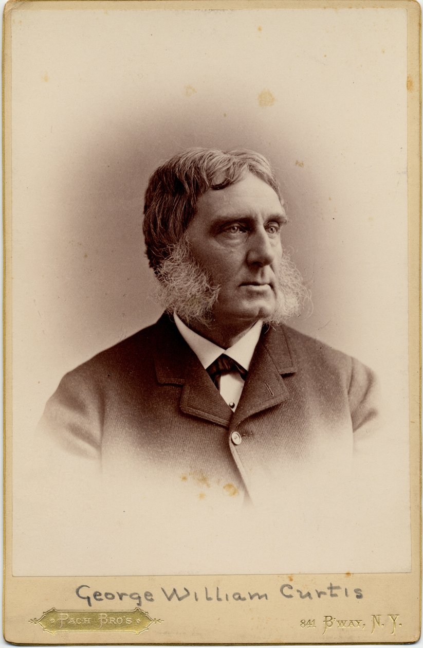 George William Curtis (1824-92), American Writer by American Photographer