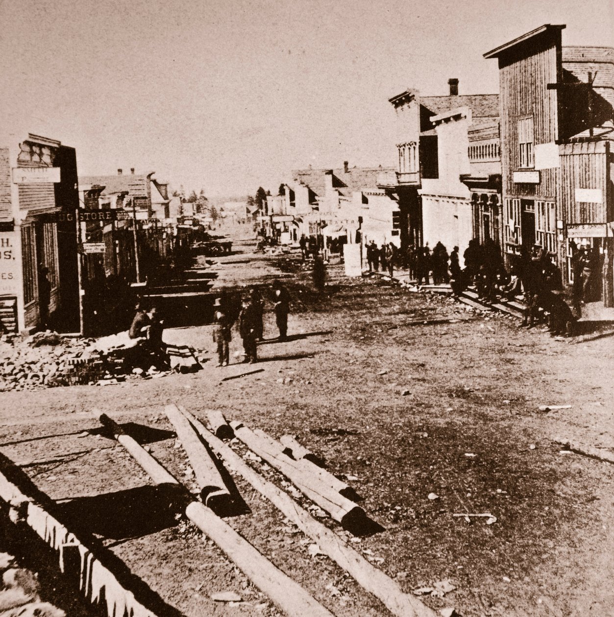 Leadville Colorado, 1870s by American Photographer
