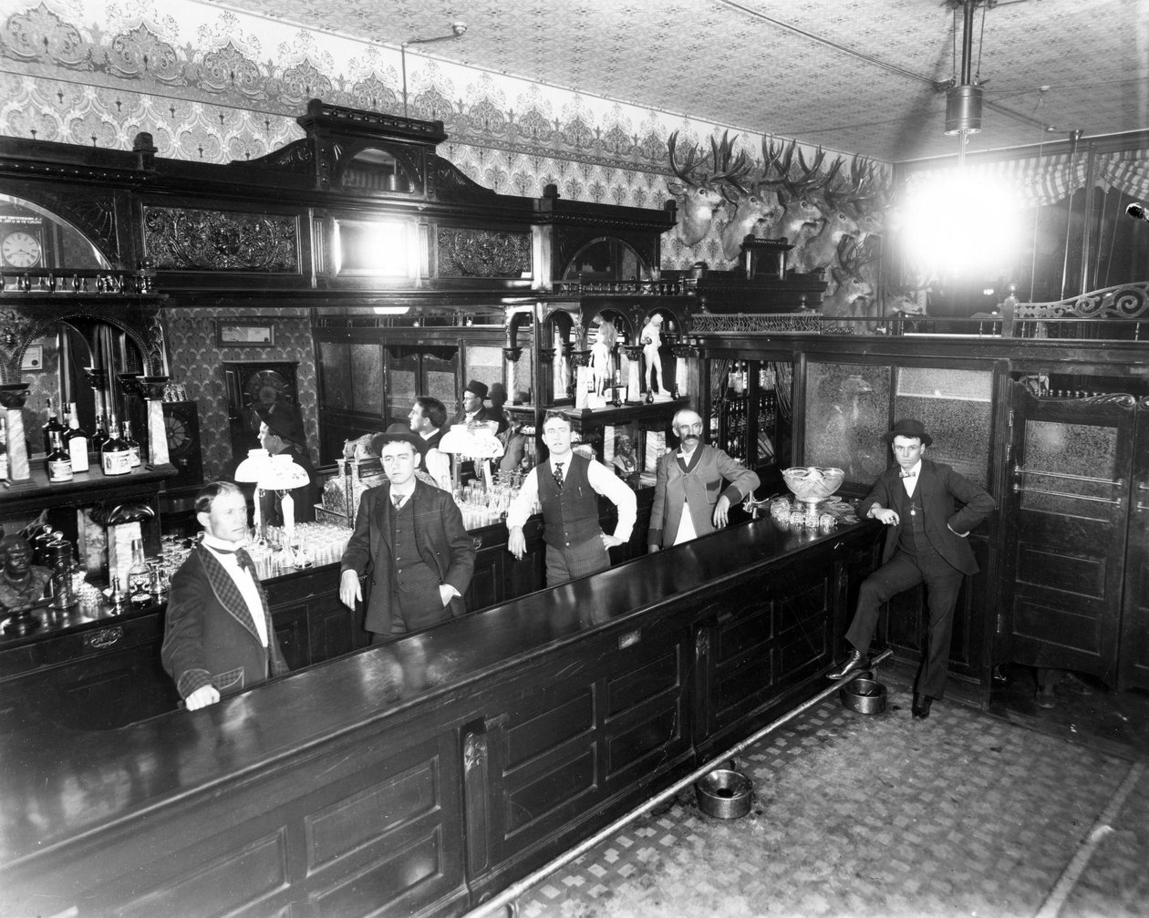 Leadville Saloon, c.1883-89 by American Photographer