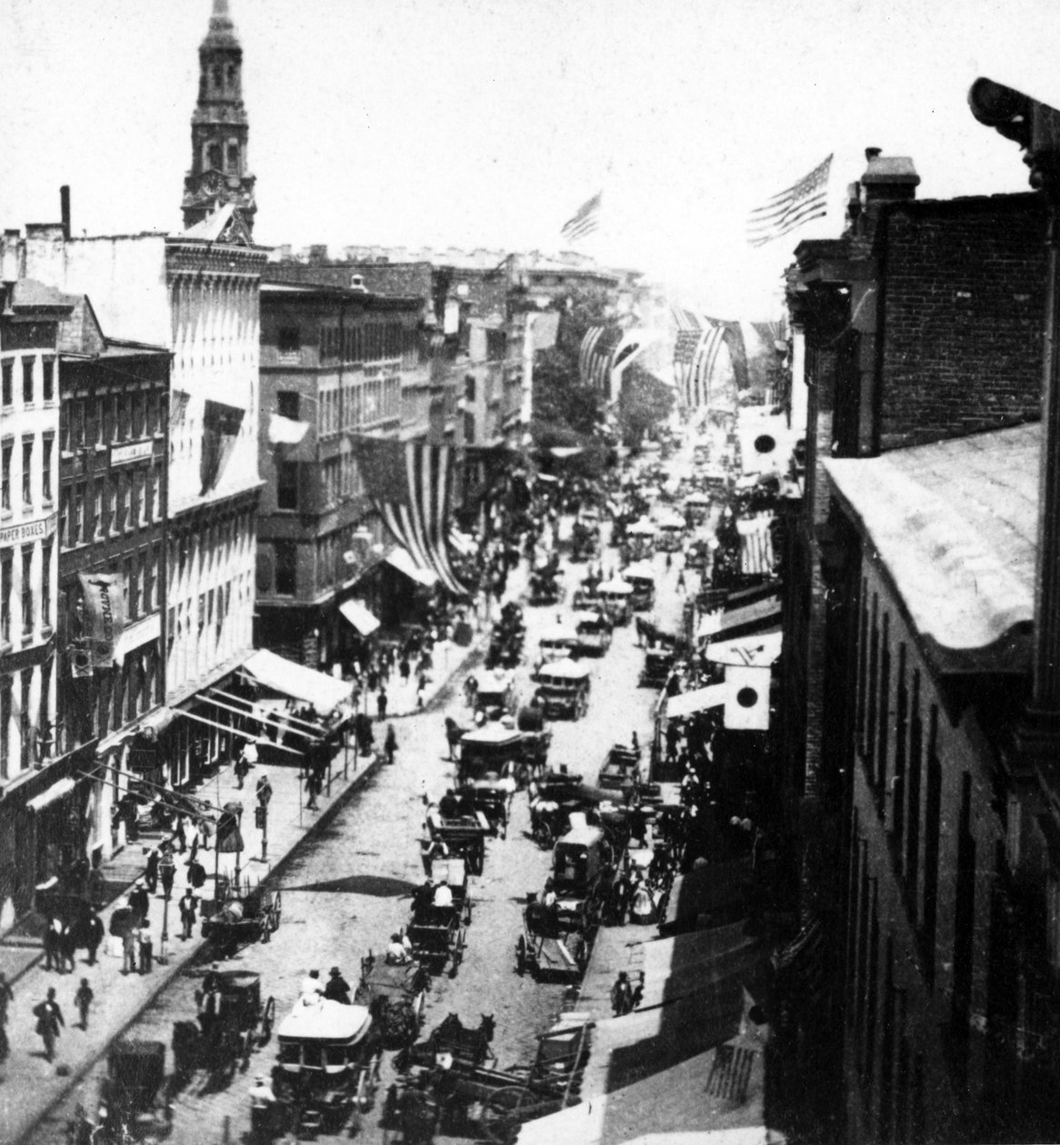 Panorama from the Western Union Telegraph Office, New York by American Photographer