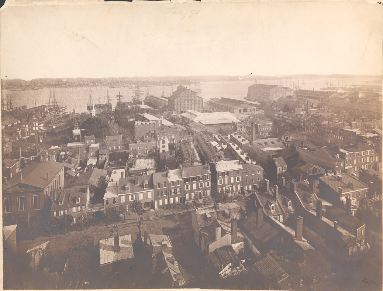 Panorama of Philadelphia, east-southeast view, 1870 by American Photographer