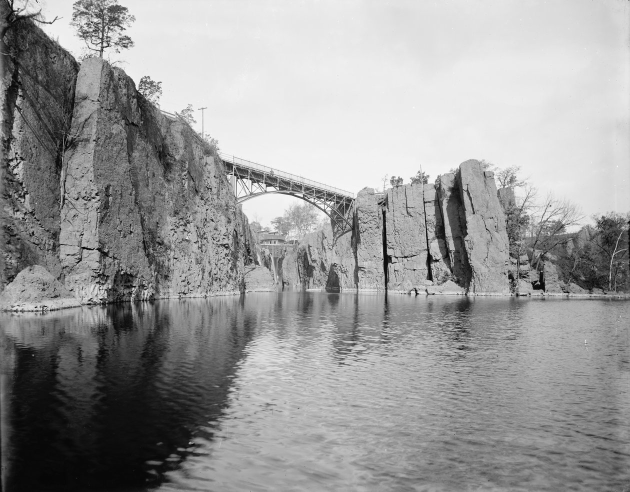 Passaic Falls, 1890-1901 by American Photographer
