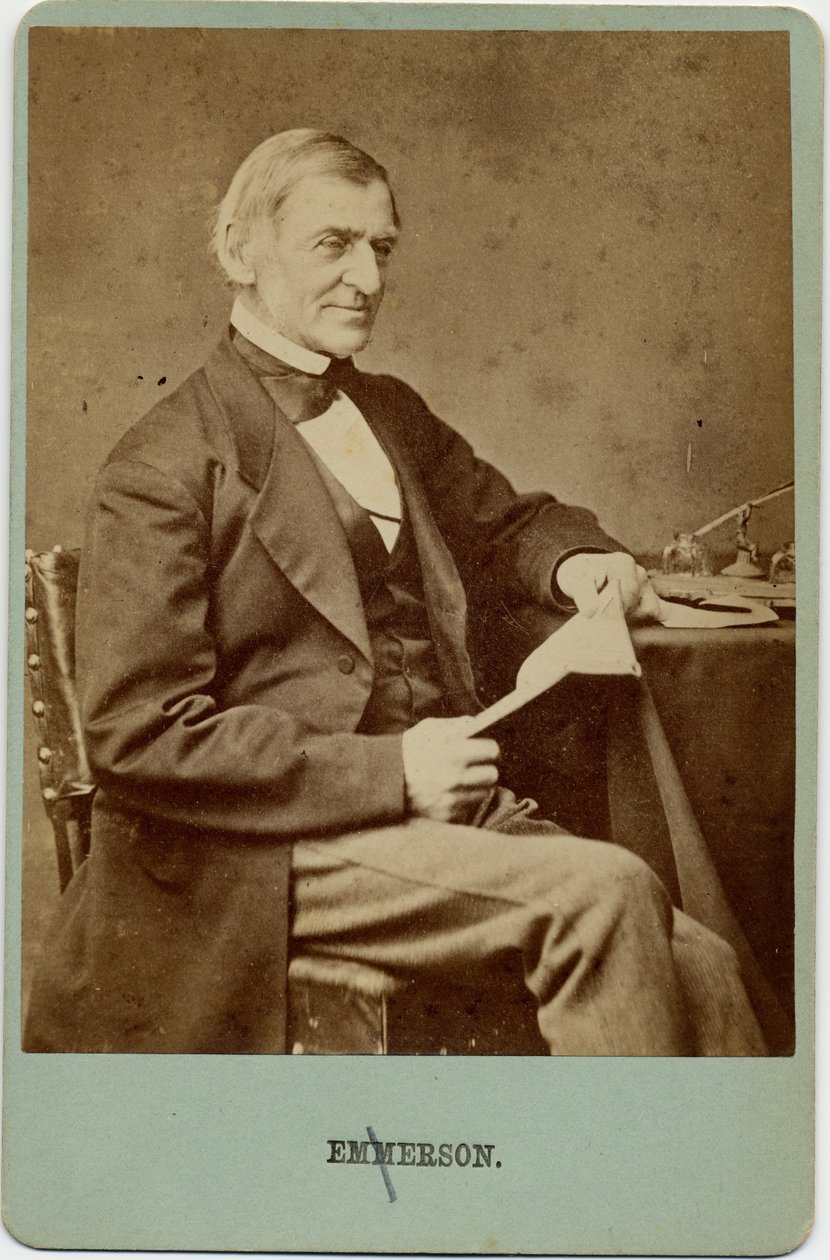 Ralph Waldo Emerson (1803-82), American Poet, Philosopher, Essayist by American Photographer