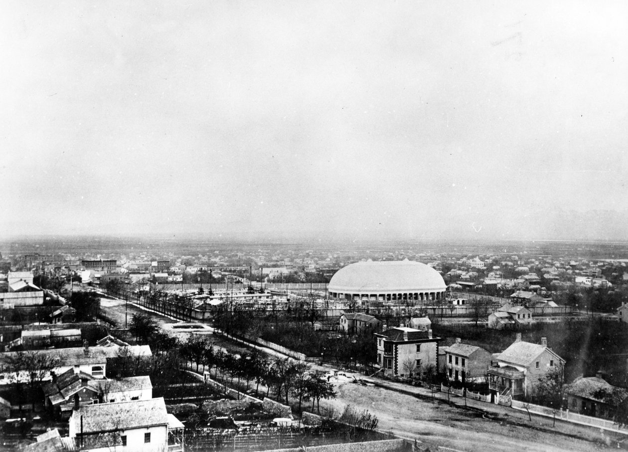 Salt Lake City and the Tabernacle by American Photographer