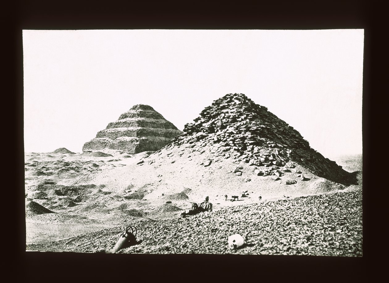 Step pyramid, Sakkara, 3rd Dynasty by American Photographer