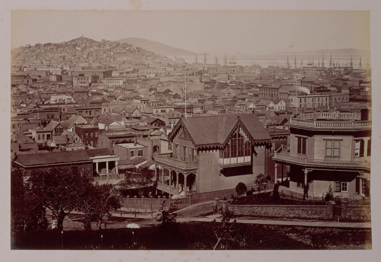 View of San Francisco, c.1875 by American Photographer