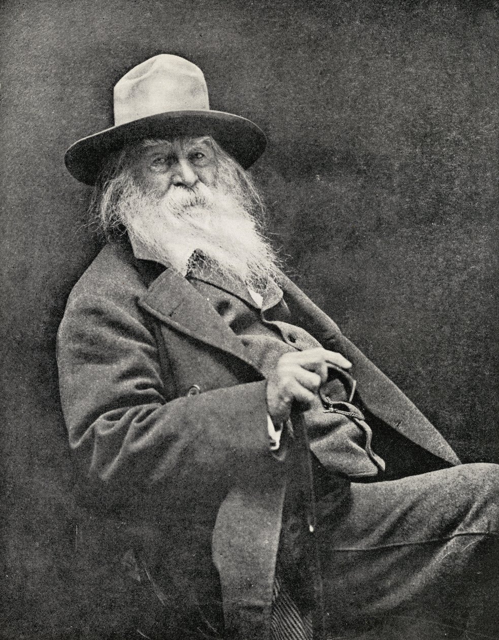 Walt Whitman (1819-91) by American Photographer
