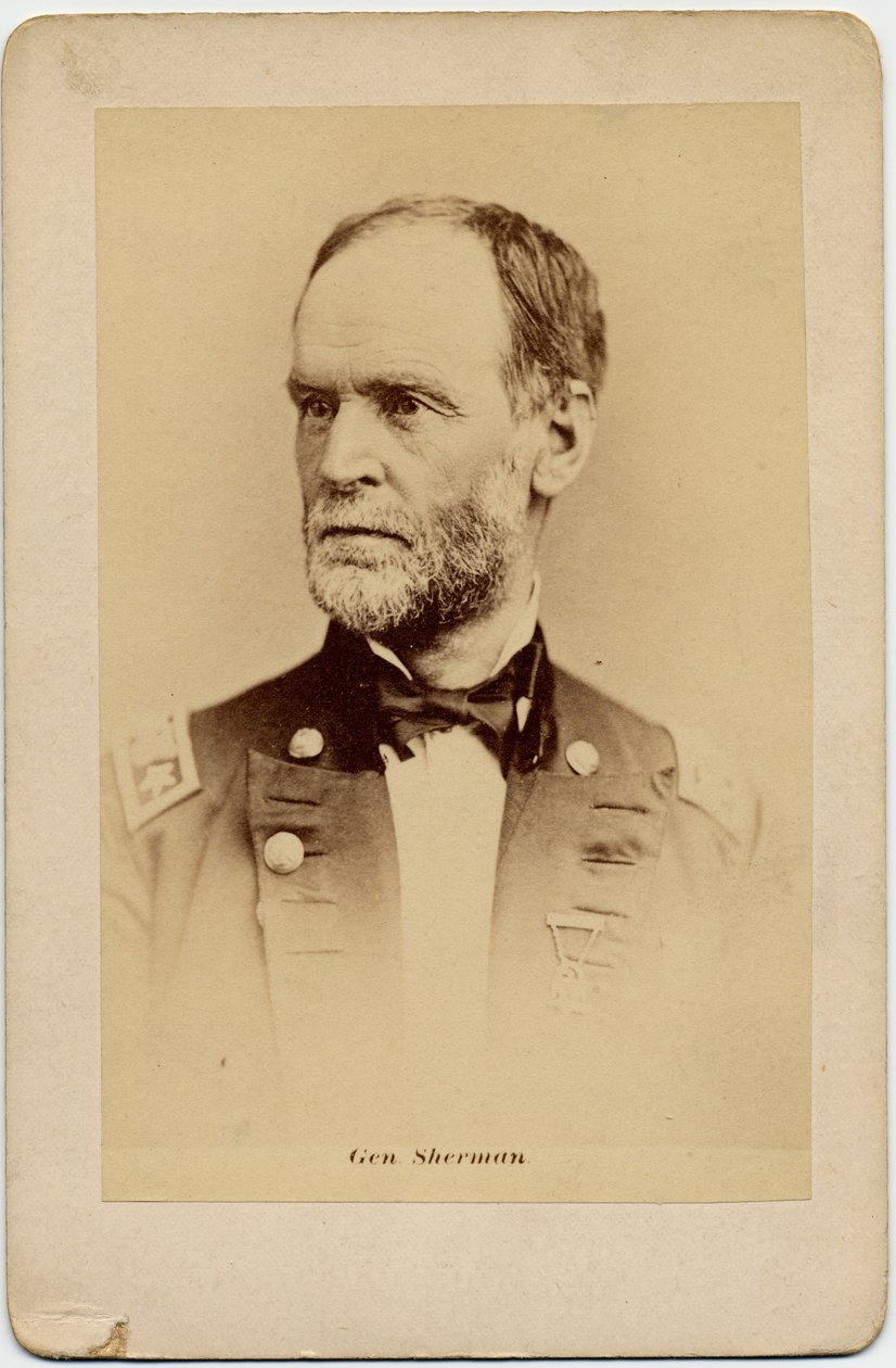 William Tecumseh Sherman (1820-91), Union Army General, Commander-in-Chief, US Army by American Photographer