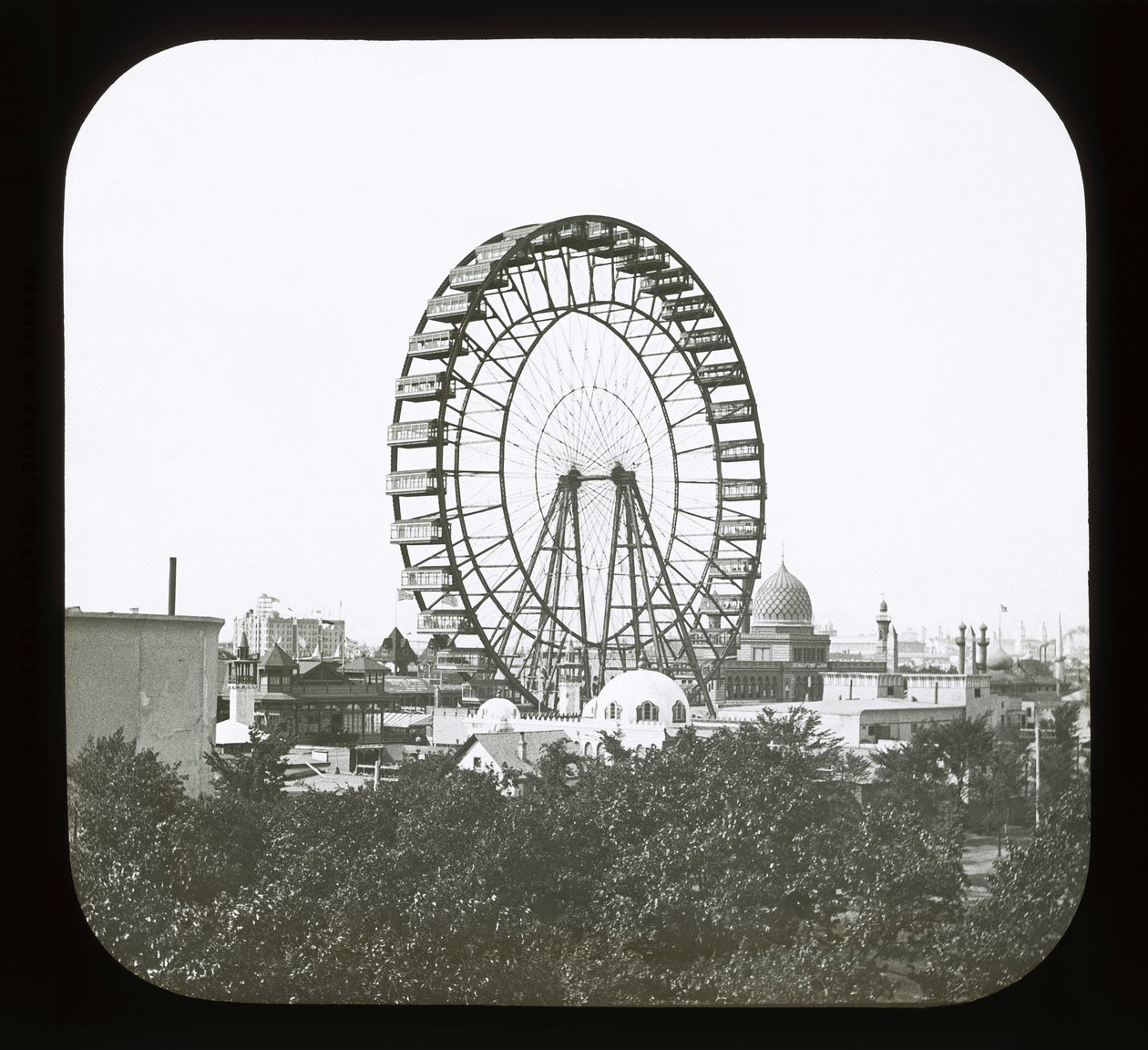 Worlds Columbian Exposition: Ferris Wheel, Chicago by American Photographer