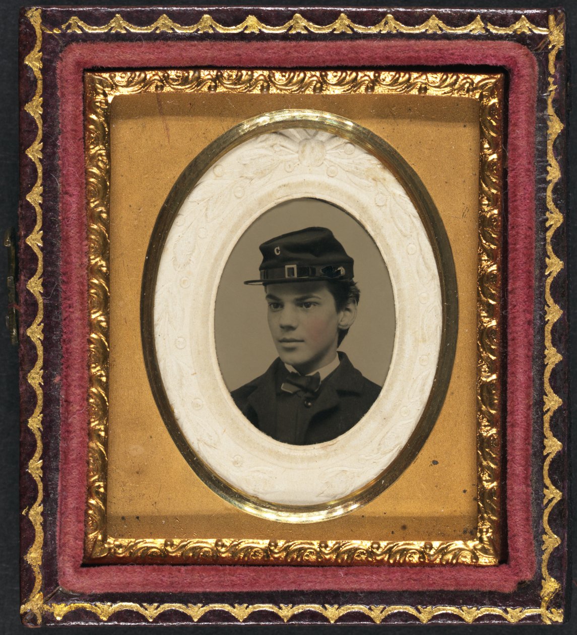 Youthful Union Soldier Wearing a Kepi, c.1862 by American Photographer