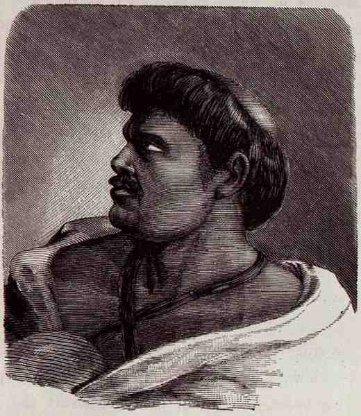 Capitao Vei-Bang, chief of the Coroados, from The Amazon and Madeira Rivers, by Franz Keller, 1874 by American School