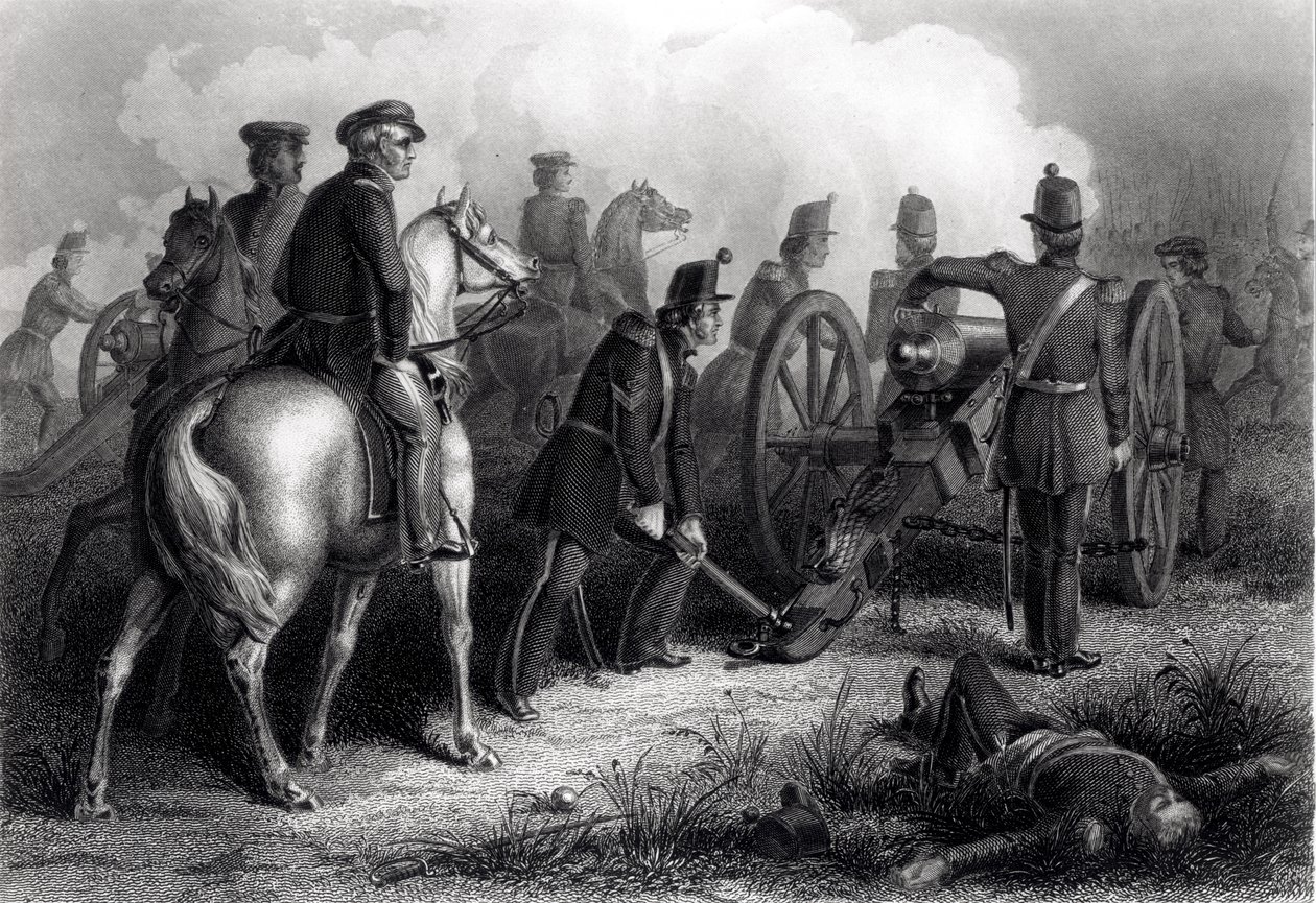 General Taylor at Buena Vista, 22nd-23rd February 1847 by American School