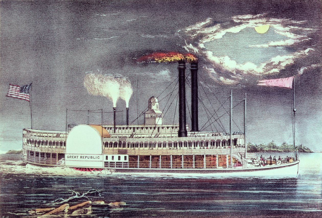 Moonlight on the Mississippi by American School
