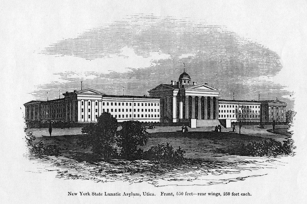 New York State Lunatic Asylum at Utica by American School