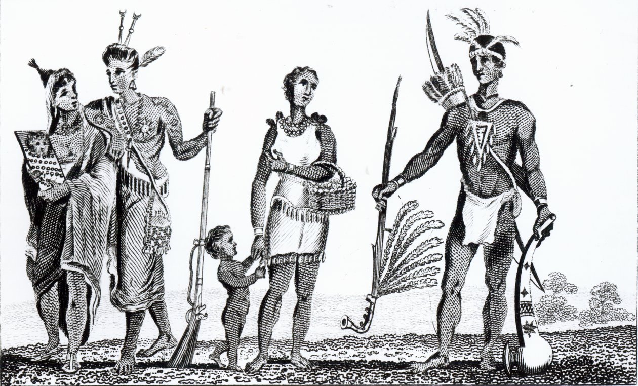 North American Indians, published by Richard Phillips, 1806 by American School