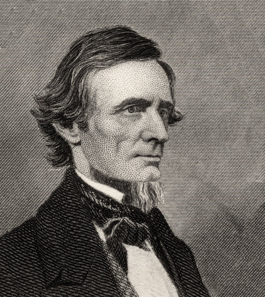 Portrait of Jefferson Davis (1808-1889) by American School