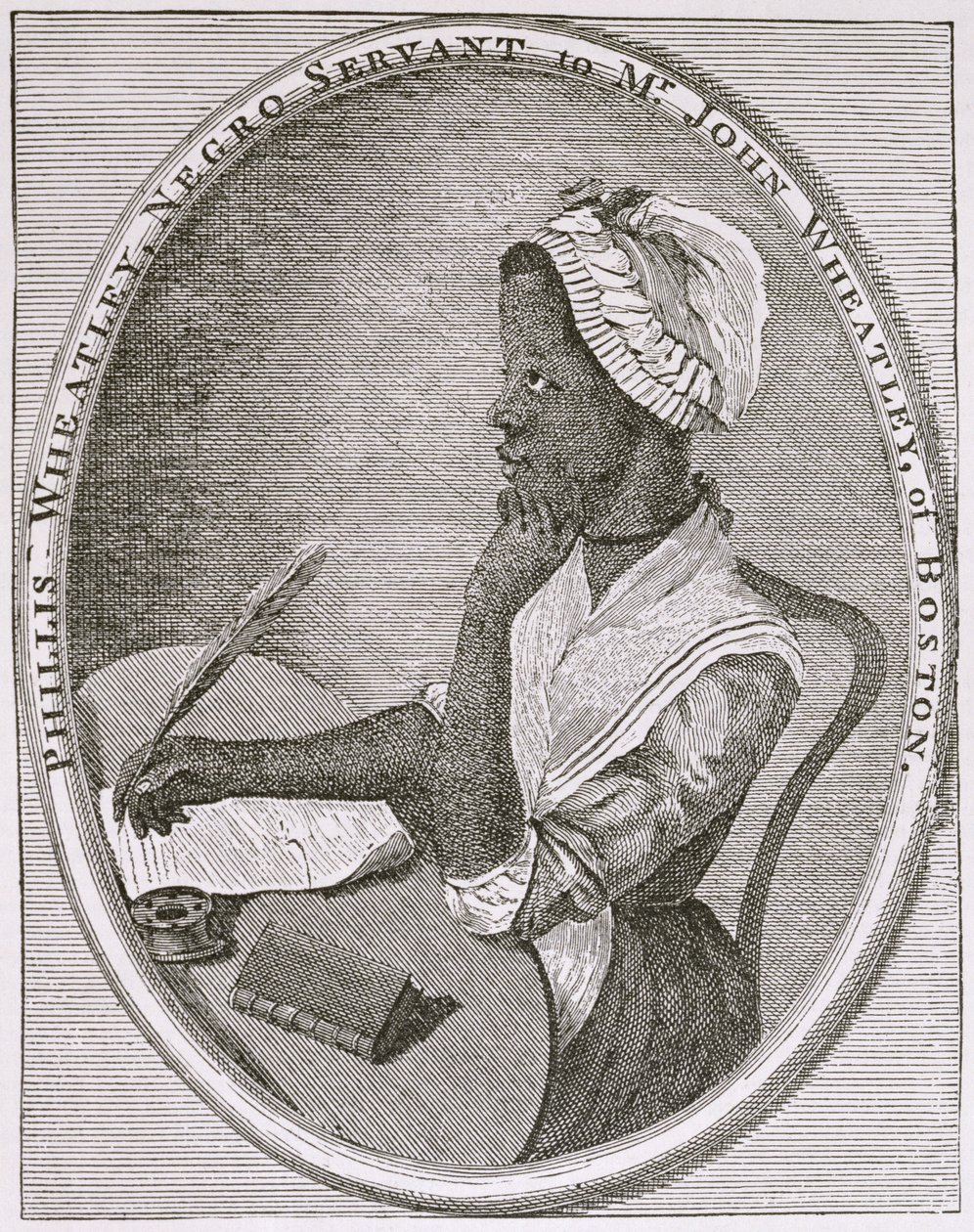 Portrait of Phillis Wheatley by American School