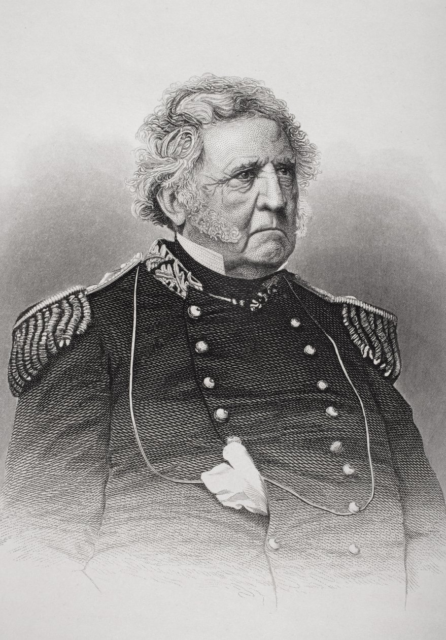 Portrait of Winfield Scott (1786-1866) by American School