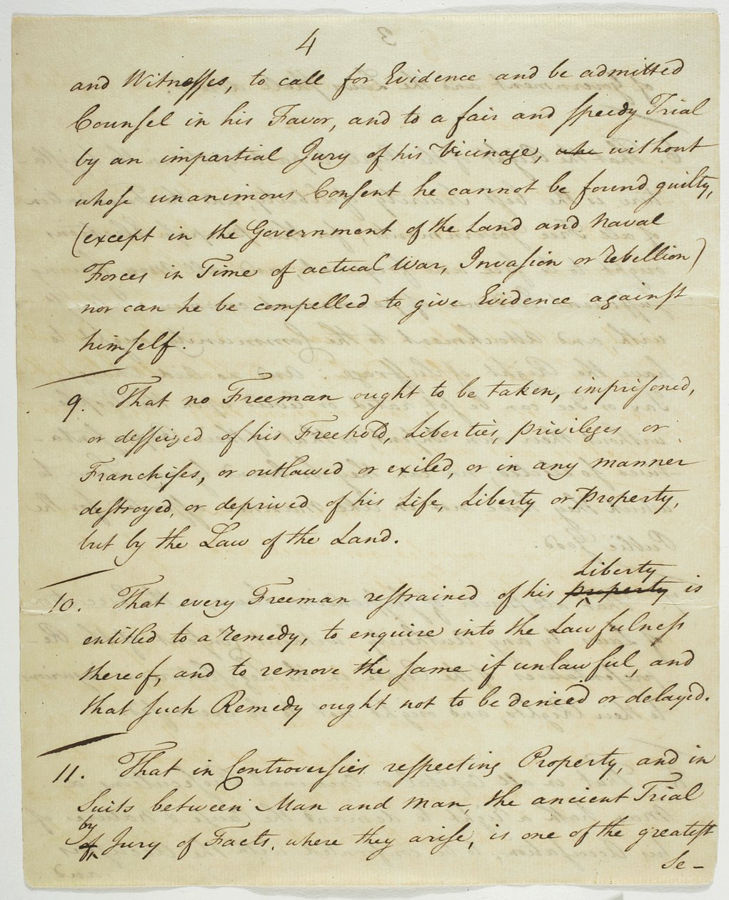 The Bill of Rights, copy signed at Federal Hall, 1789 by American School