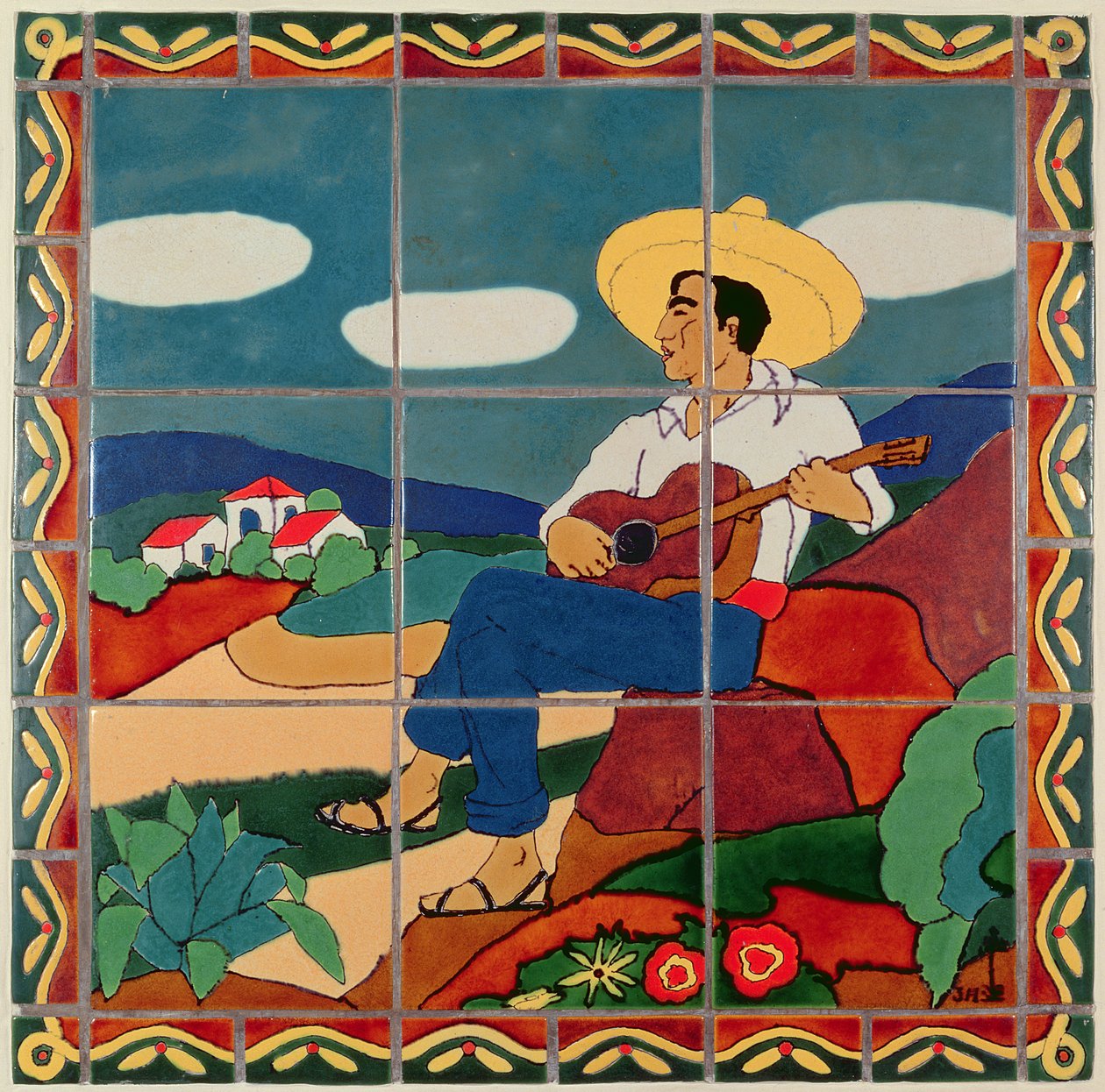 West Texas room tile by American School