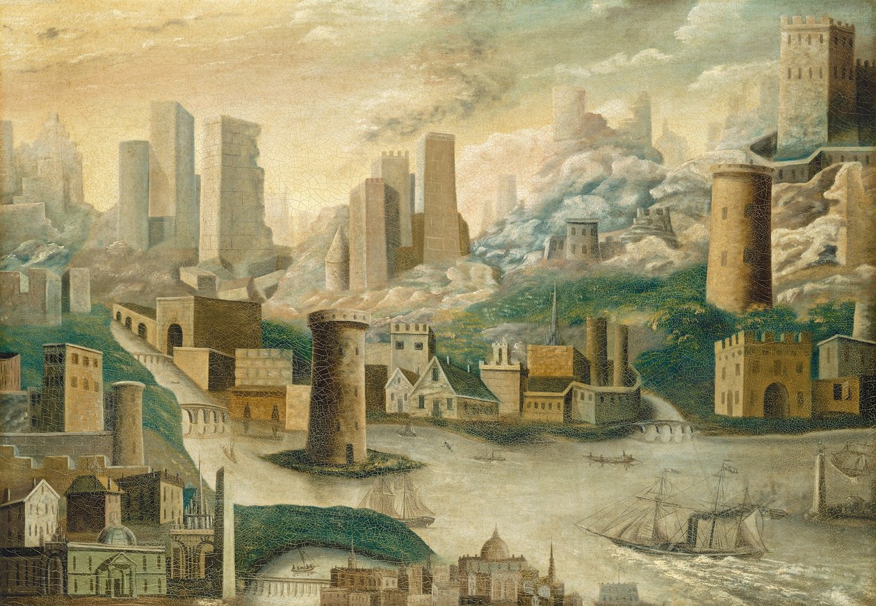 A City of Fantasy by American 19th Century