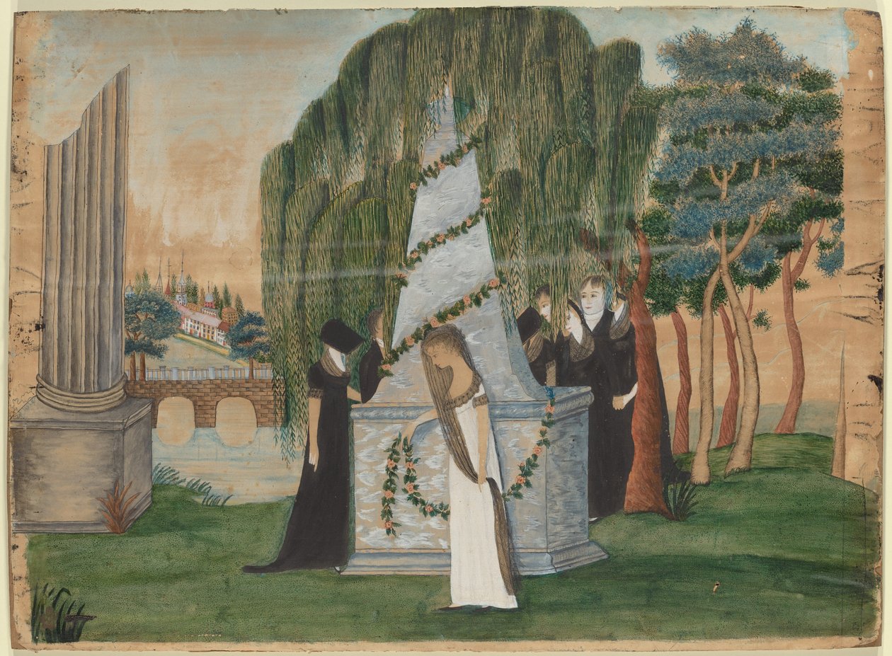 In Memoriam - Column at Left by American 19th Century
