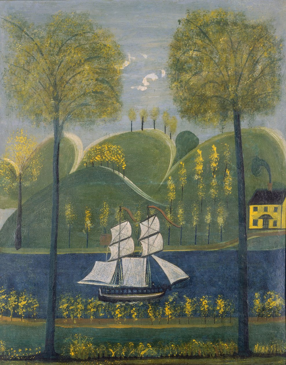 Under Full Sail by American 19th Century