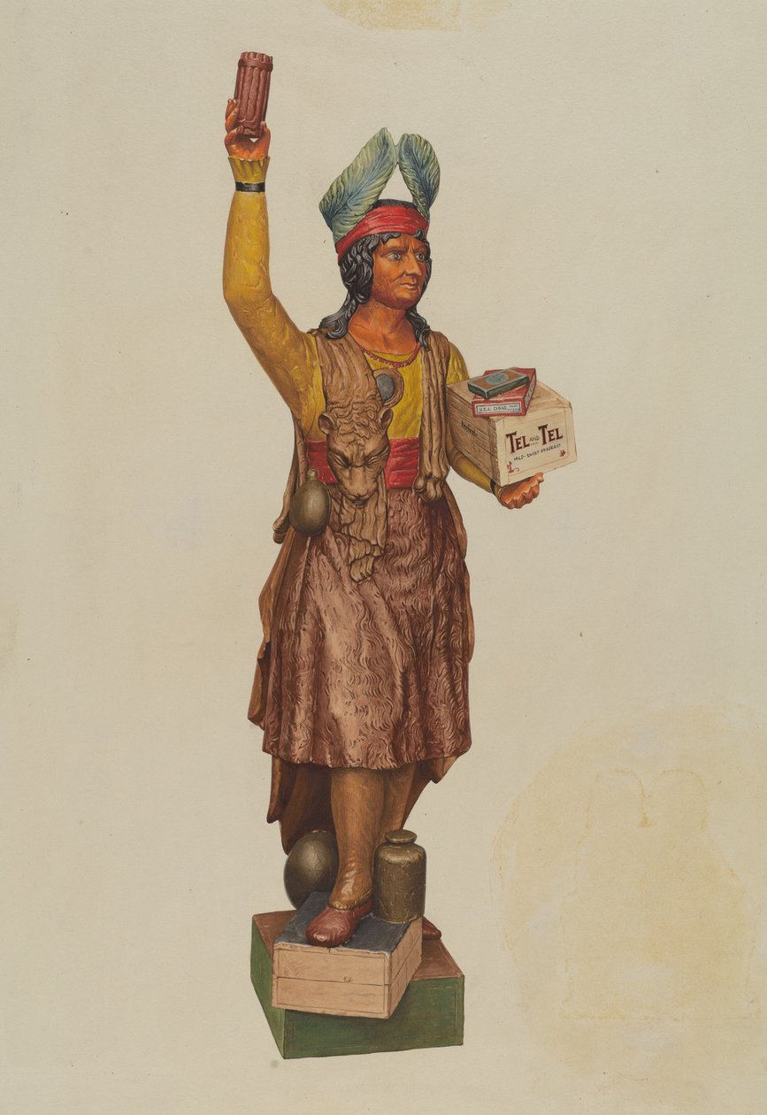 Cigar Store Indian by American 20th Century