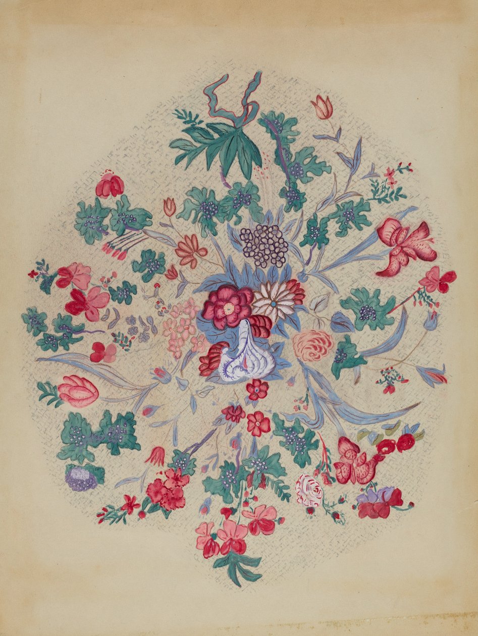 Detail (Appliqued Quilt) by American 20th Century