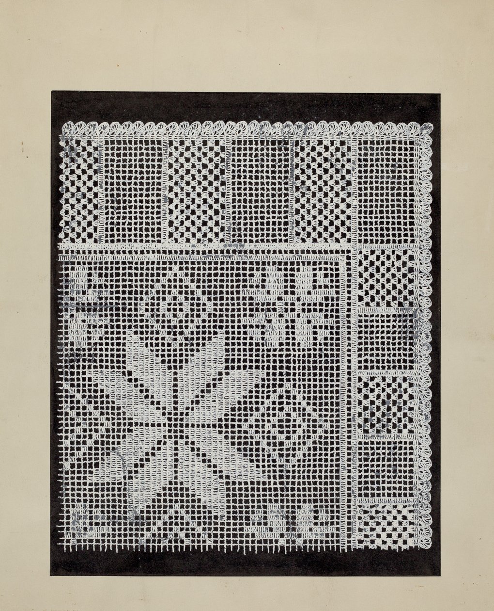 Lace Hardanger by American 20th Century