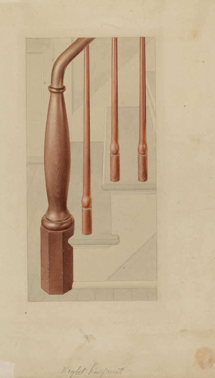 Newel Post by American 20th Century
