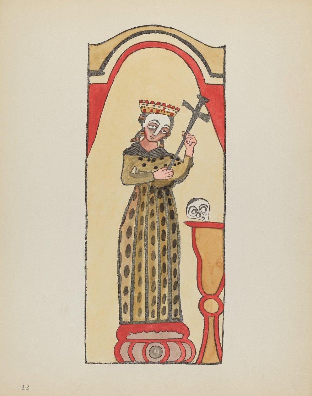 Saint Rita (Plate 12) by American 20th Century