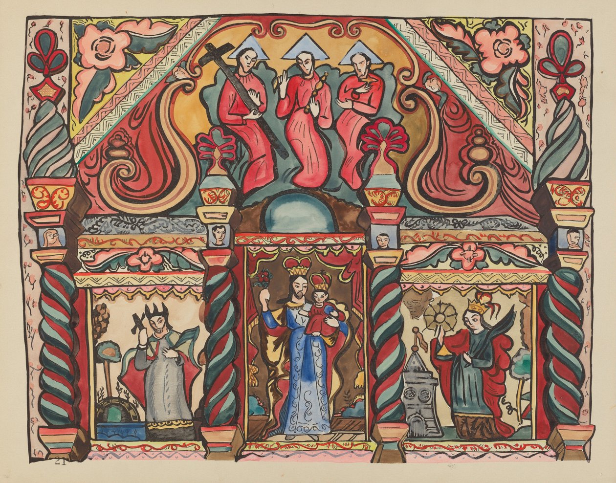Plate 21: Main Altarpiece: From Portfolio 