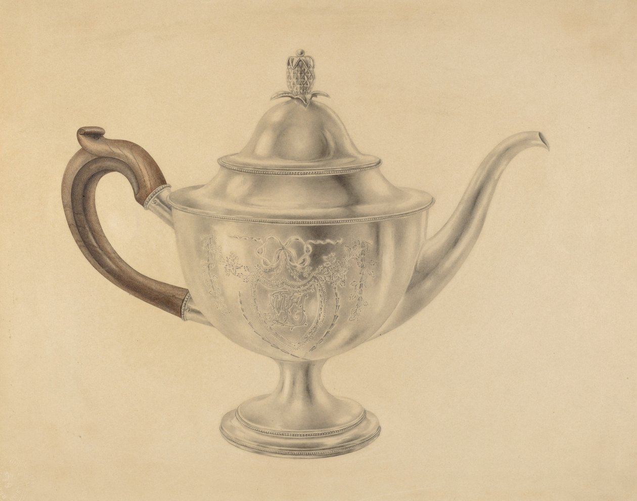 Teapot by American 20th Century