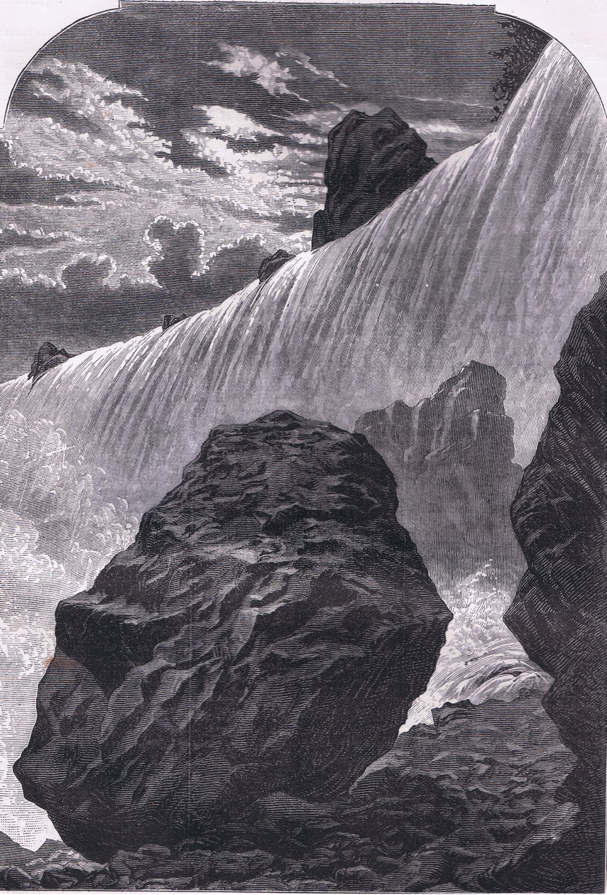 Niagara Falls, illustration from Cassells History of the United States by American English school