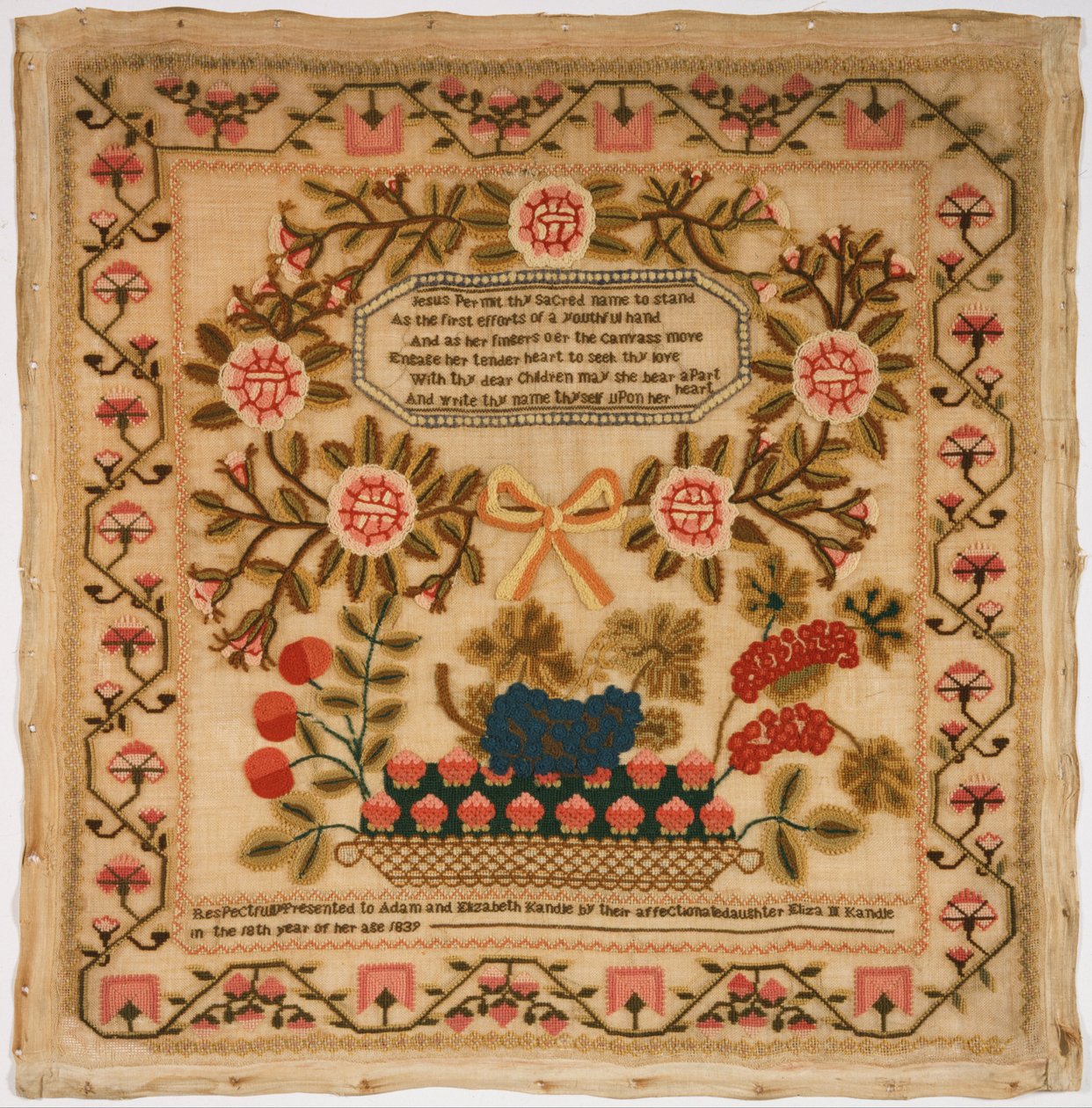 Sampler by American Made by Eliza M. Kandle: Fine art print