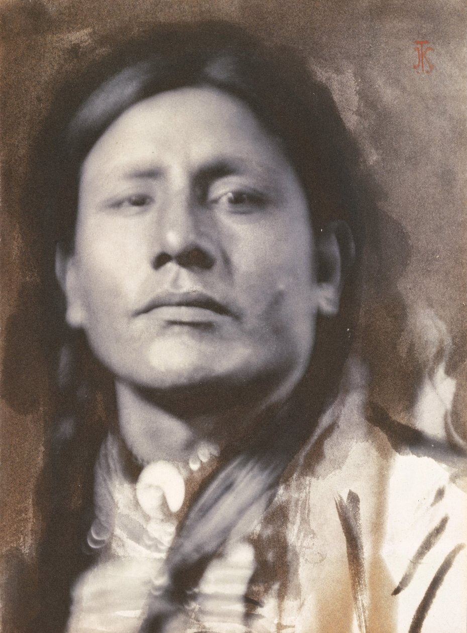 A Sioux Chief by American Photographer