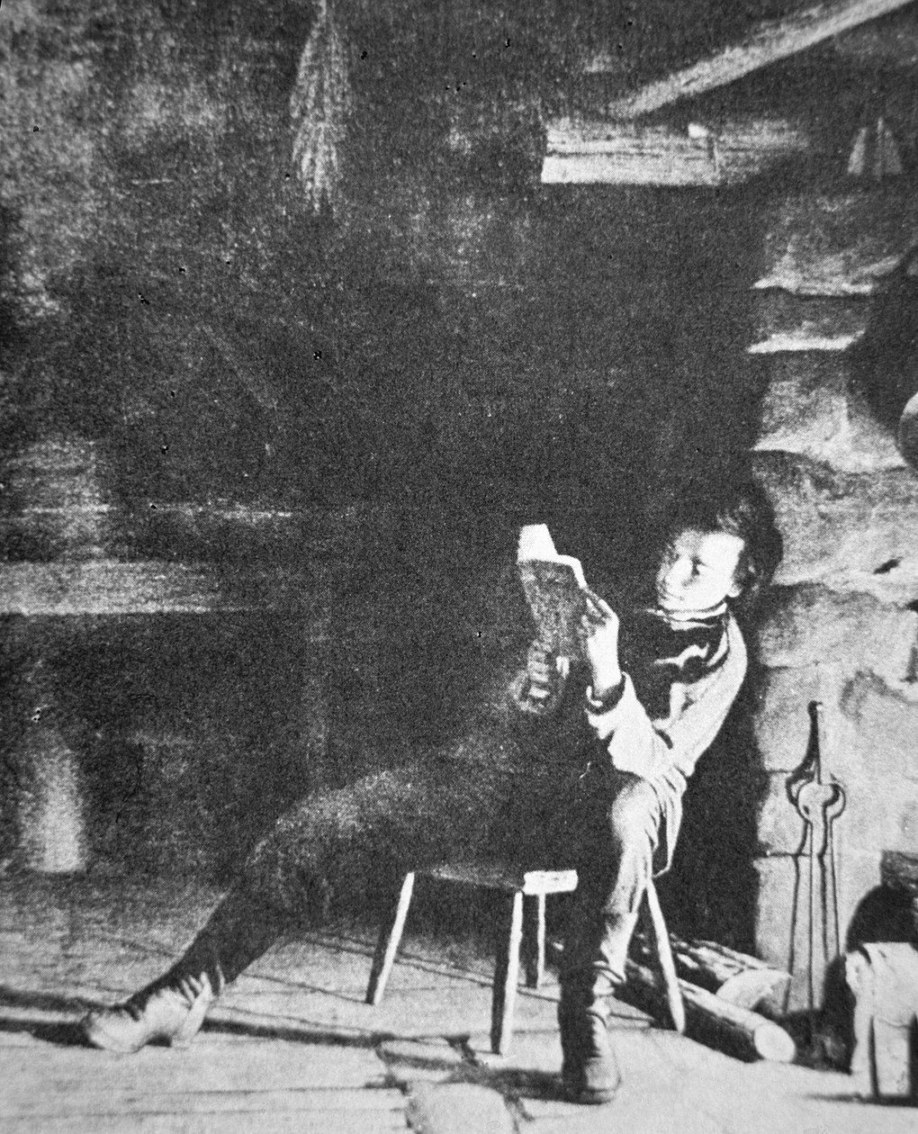 Abraham Lincoln as a young boy by American Photographer