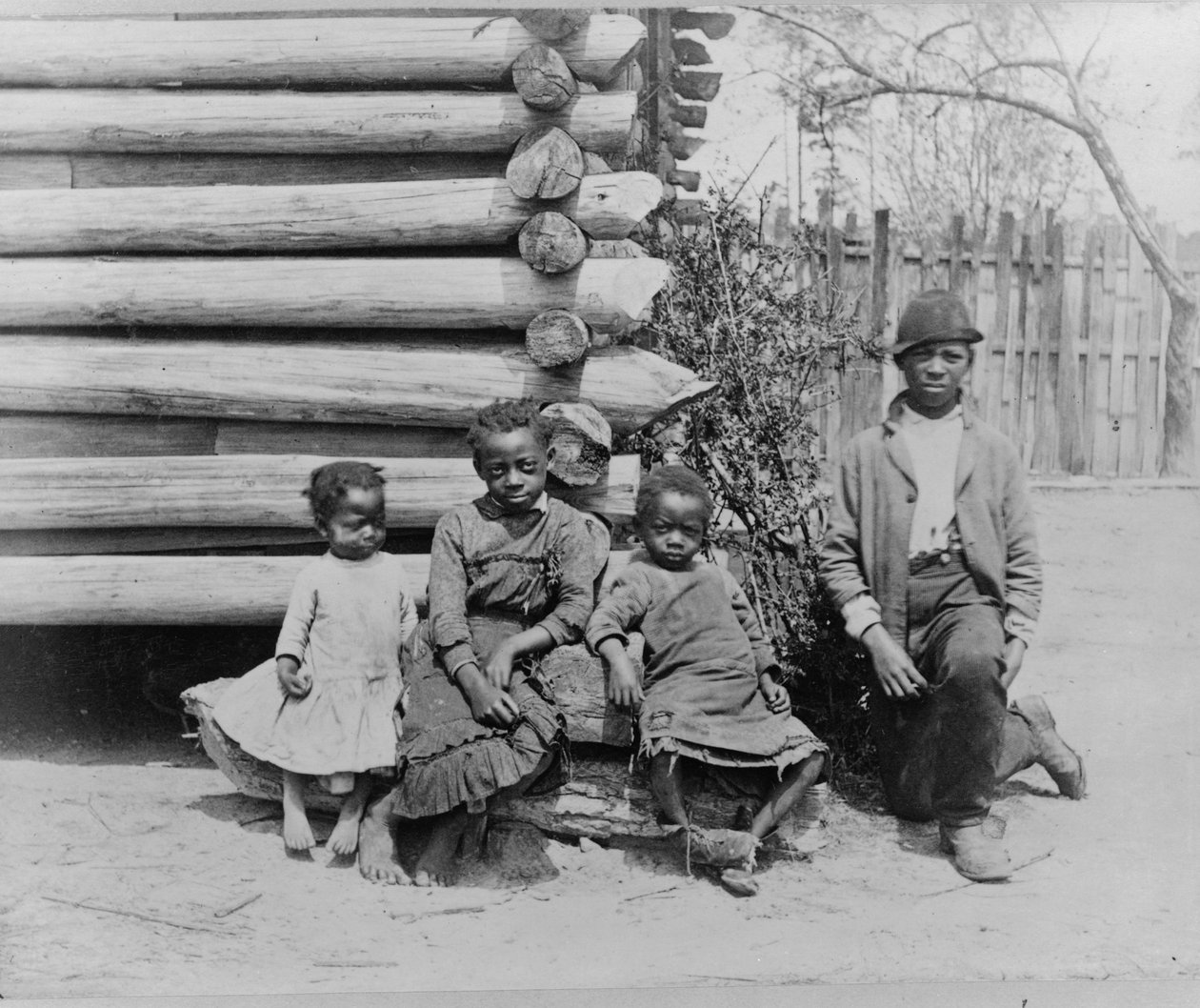 African American man with children near Thomasville, Georgia by American Photographer
